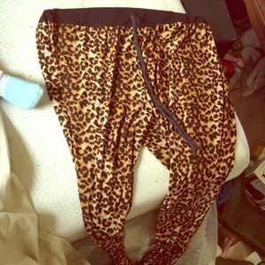 Leopard jeggings